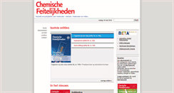 Desktop Screenshot of chemischefeitelijkheden.nl